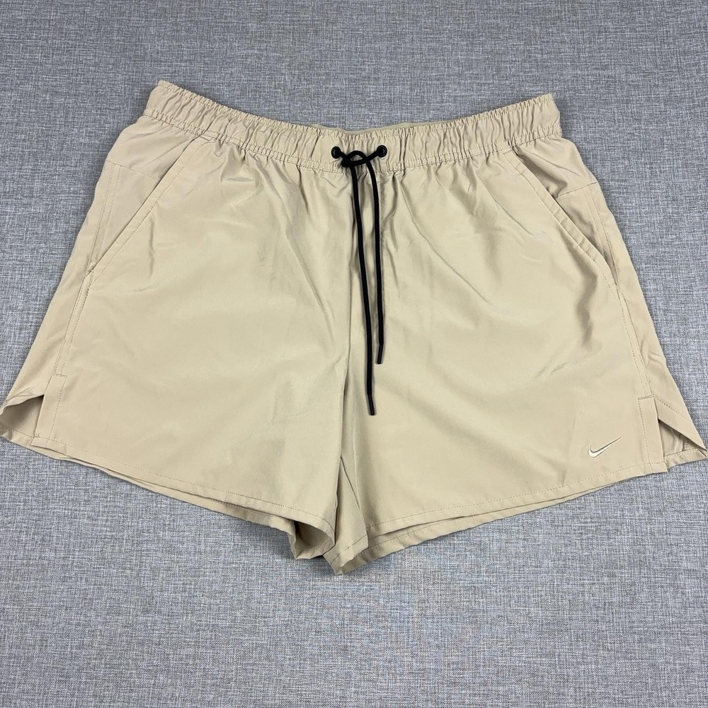 Nike Unlimited Shorts Mens XL Desert Khaki 5" Dri-FIT Unlined DV9336-251